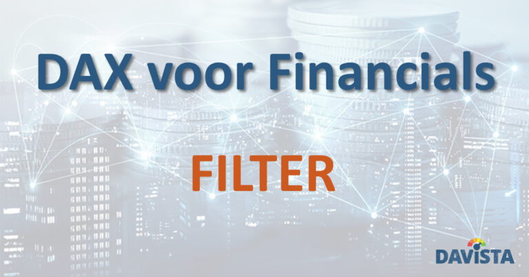DAX voor Financials #2 – FILTER