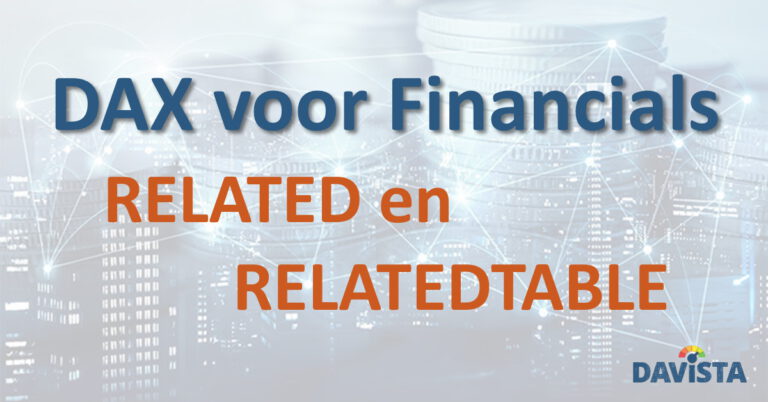 DAX voor Financials #4 – RELATED en RELATEDTABLE